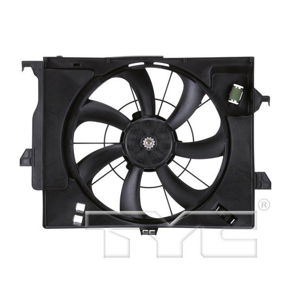 Tyc Products Tyc Dual Radiator And Condenser Fan Asse, 622590 622590